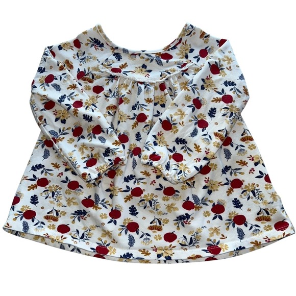 Tahari Other - Tahari Apple‎ Floral Print Top Girls Toddler 24M Long Sleeve